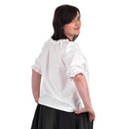 Produktbild Medeltida kortärmad blus Sandra vit