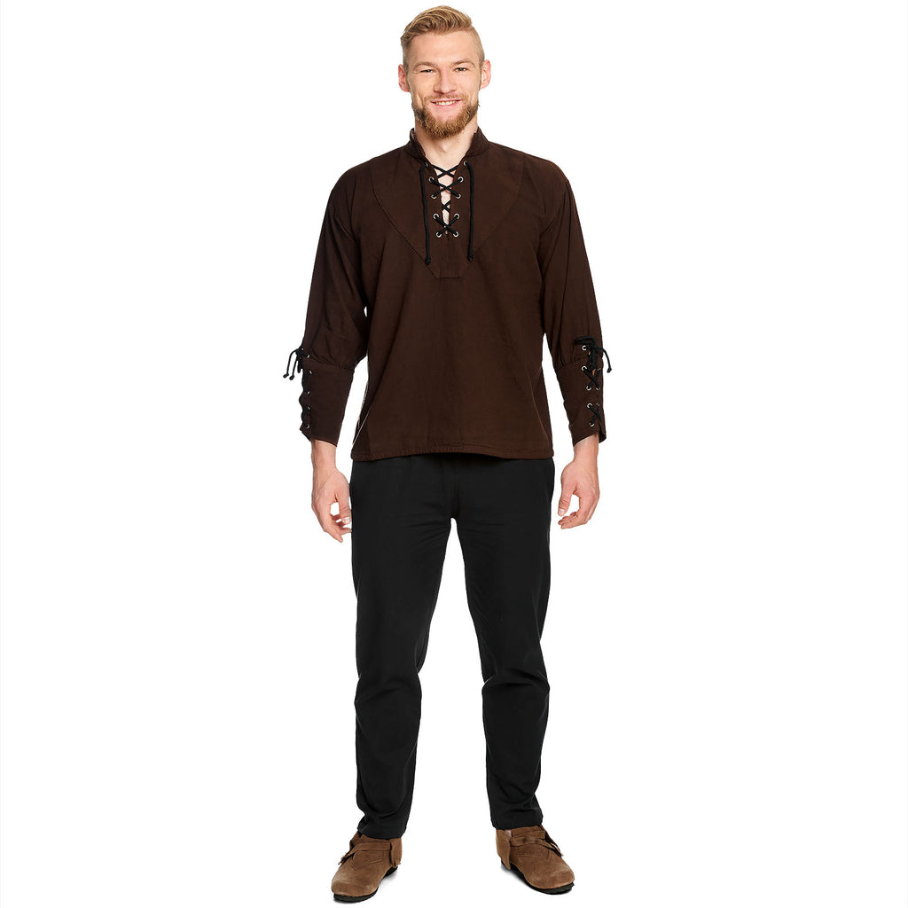 Produktbild Medeltida skjorta brun