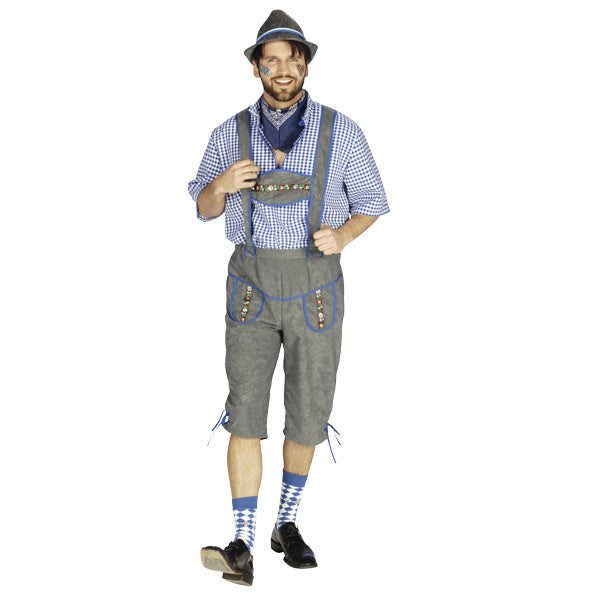 Produktbild Franzl Trachtkostym, läderbyxor med rutig skjorta