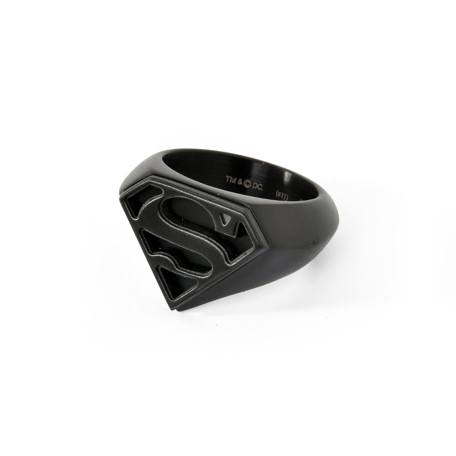 Produktbild Superman Emblem Ring svart