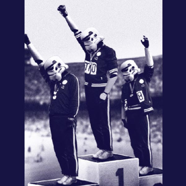 Produktbild Star Wars - Stormtrooper Olympics T-shirt, blå