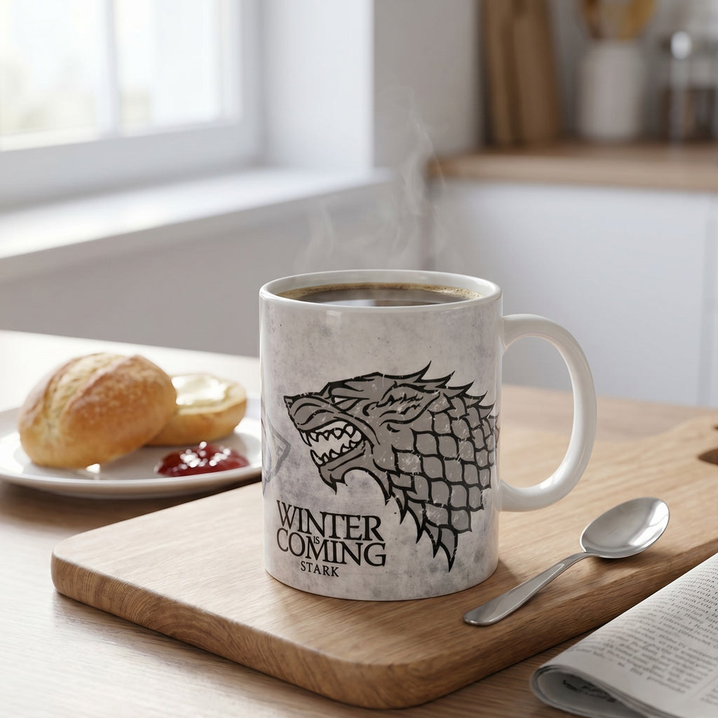 Produktbild Game of Thrones - House Stark Mugg