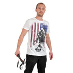 Produktbild Assassins Creed III - Bränd Flagga T-shirt vit