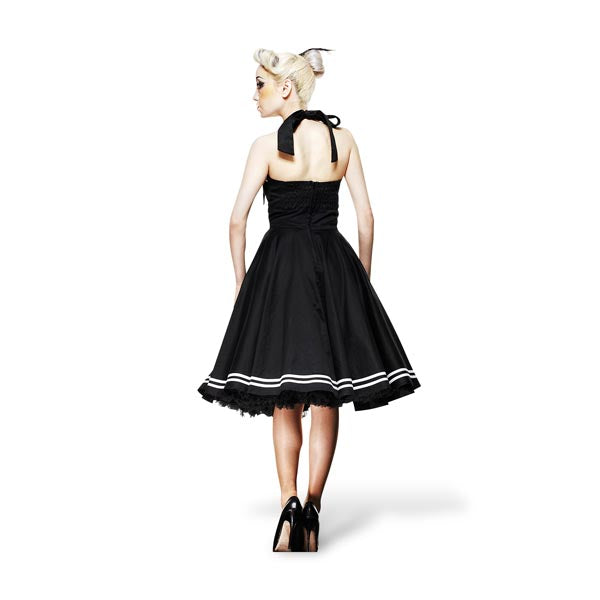 Produktbild Rockabilly-klänning Motley svart