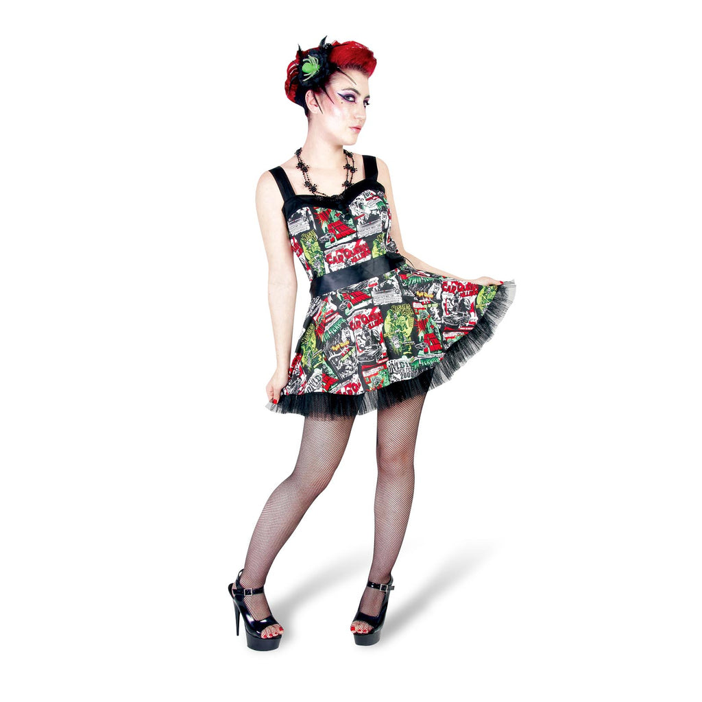 Produktbild Rockabilly Mini-Klänning B-Movie