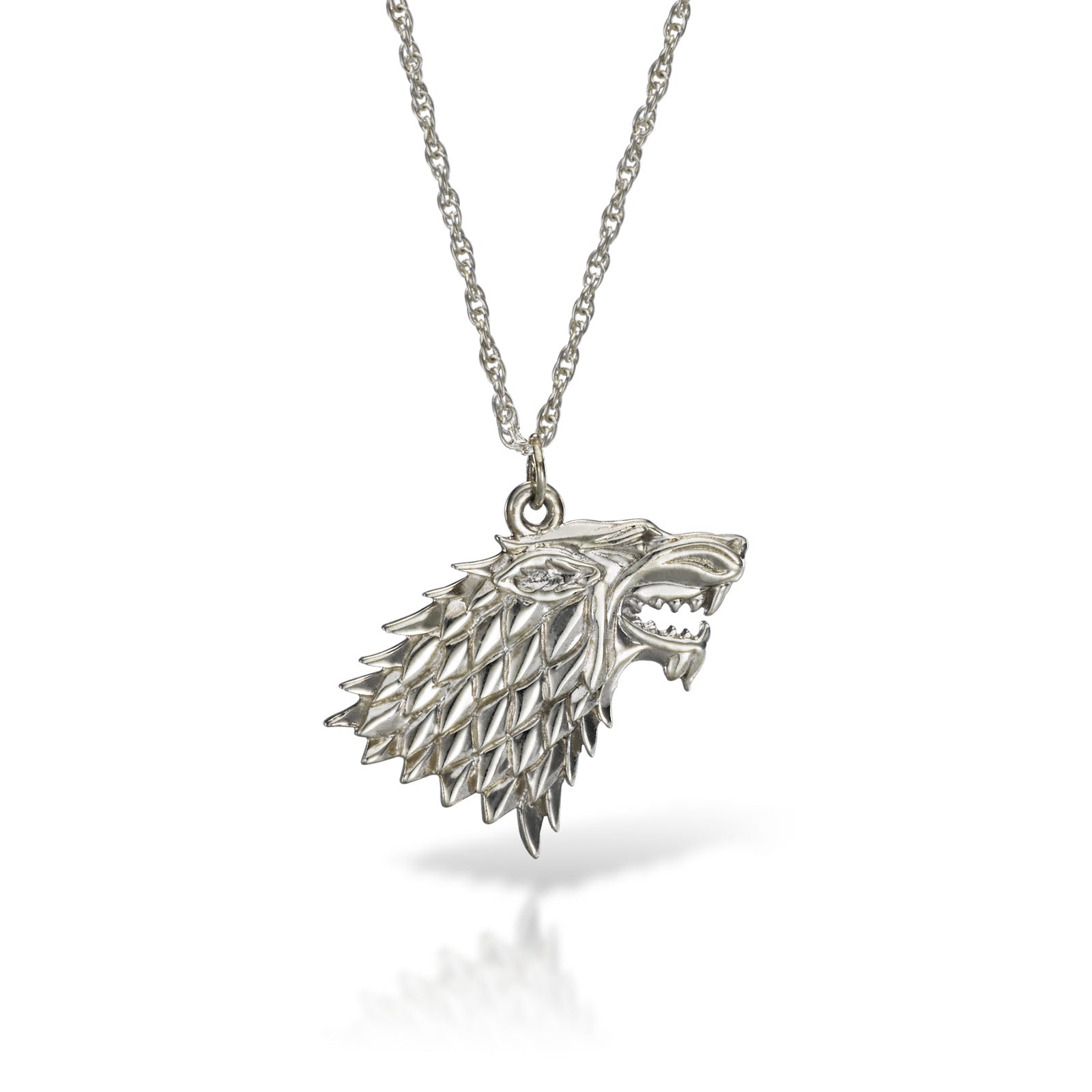 Produktbild Game of Thrones - Stark Vapensköld Halsband Silver