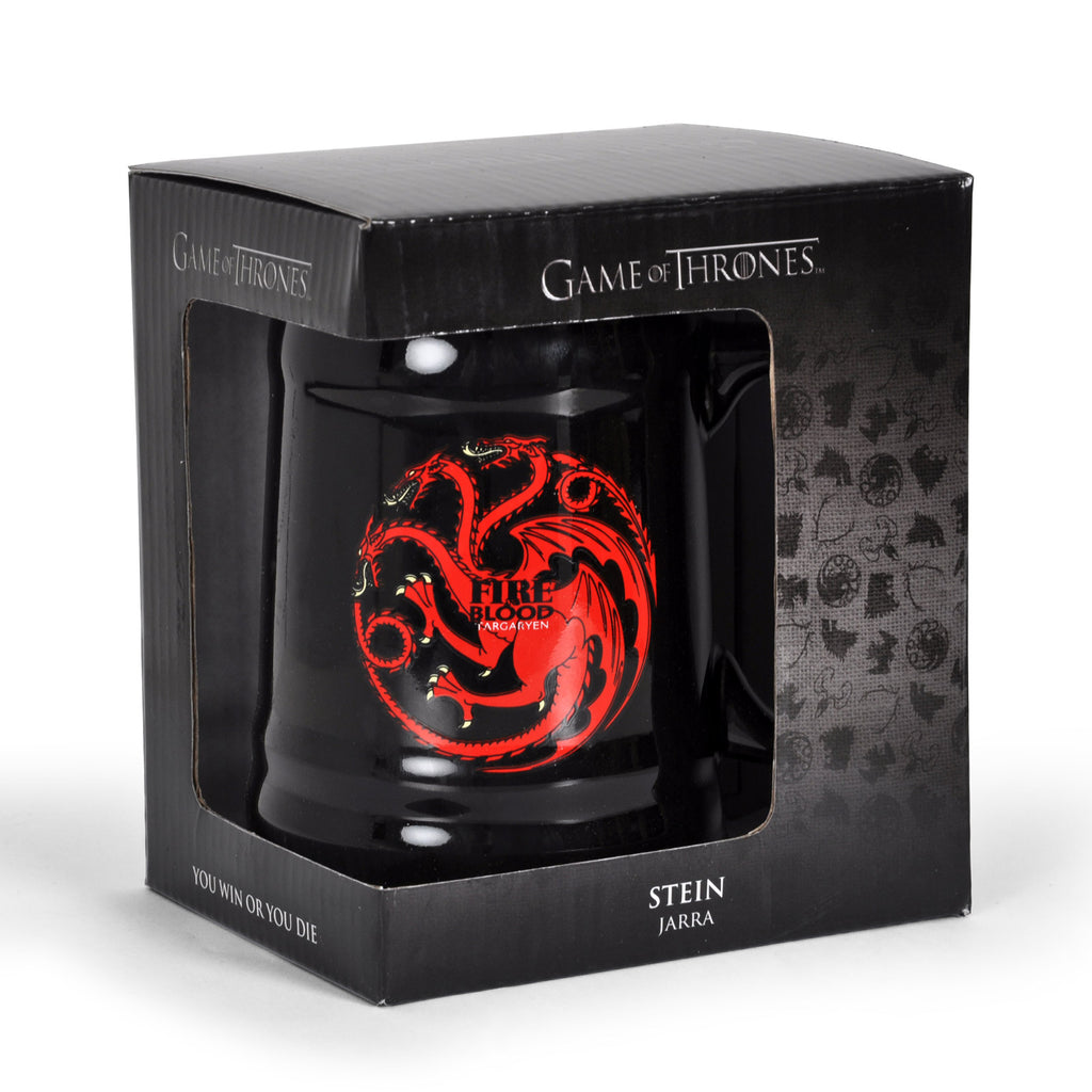 Produktbild Game of Thrones - House Targaryen svart krus