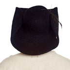 Product image Felt hat with feather black