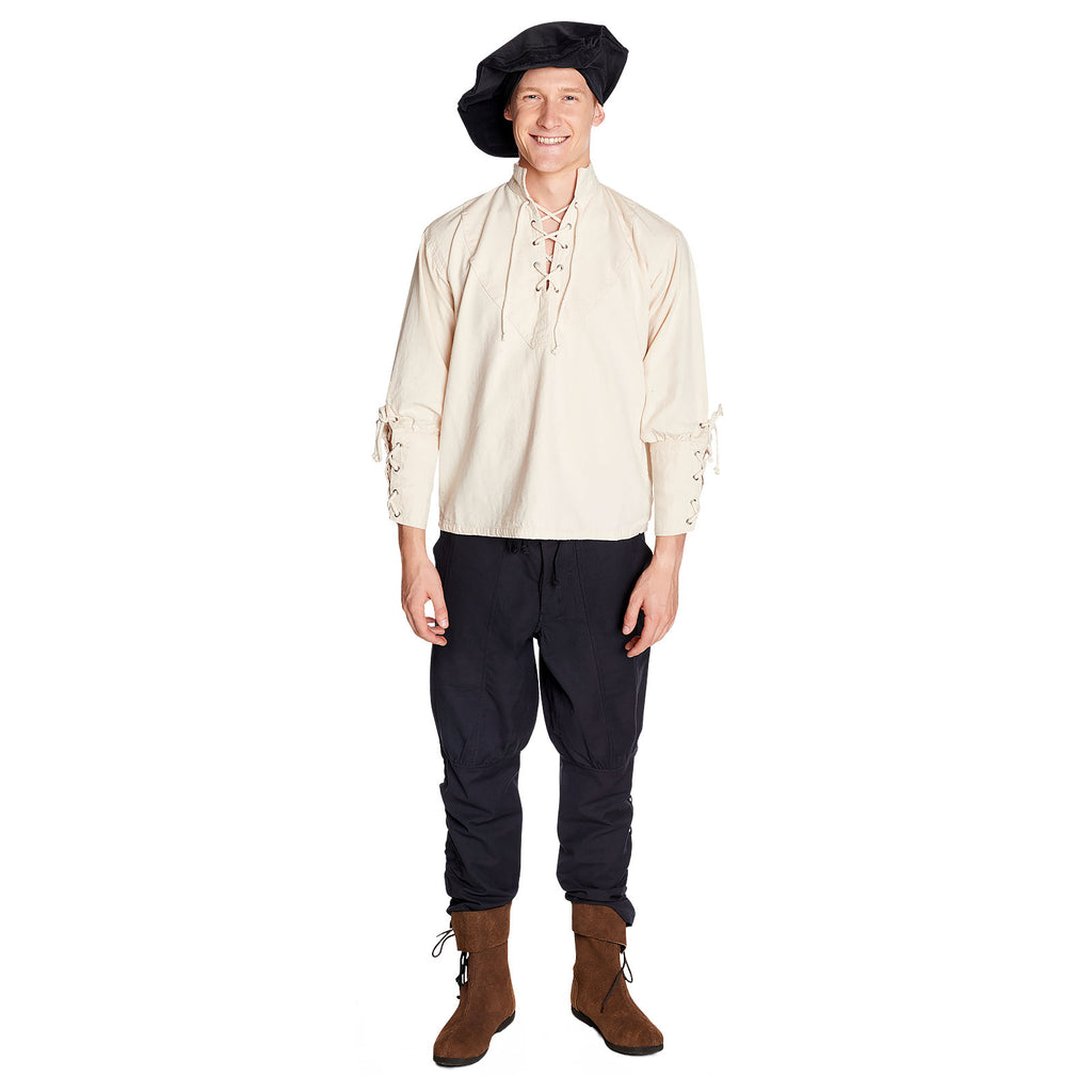 Product image Magnus Medieval Trousers with Lower Leg Lacing black
