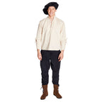 Product image Magnus Medieval Trousers with Lower Leg Lacing black