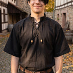 Produktbild Medeltida kortärmad skjorta svart
