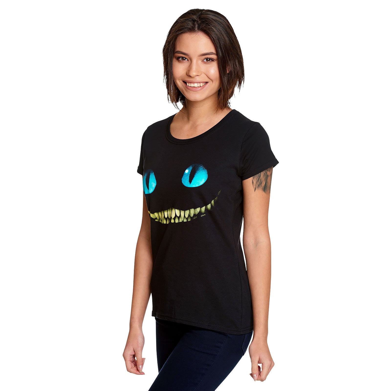 Produktbild Alice i Underlandet - Smiling Cat T-shirt Dam