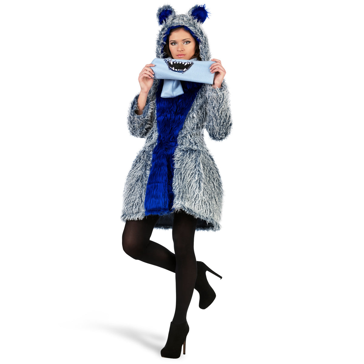 Product image Monster costume ladies from coat and scarf