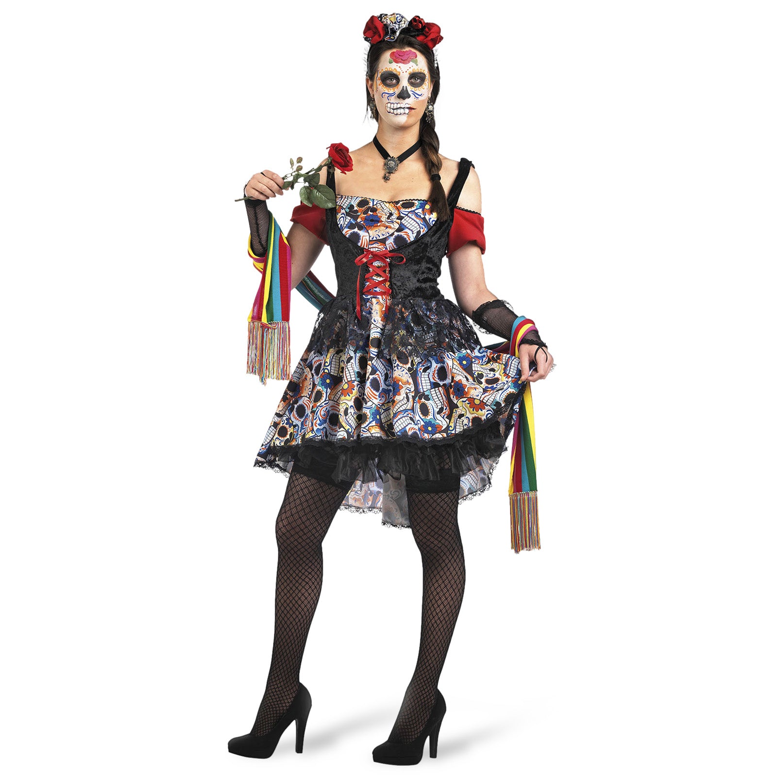 Produktbild Mexikansk kostym Día de los Muertos