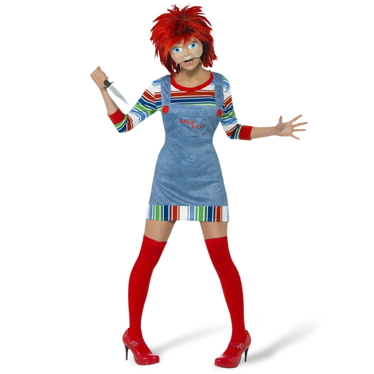 Produktbild Chucky skräckkostym för damer