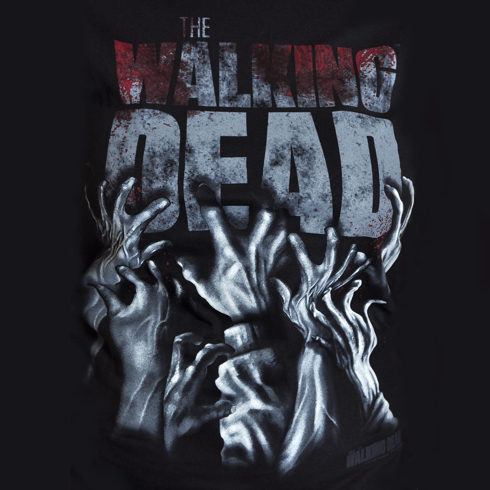 Produktbild Walking Dead - Hands Blood Splatter Girlie Shirt svart