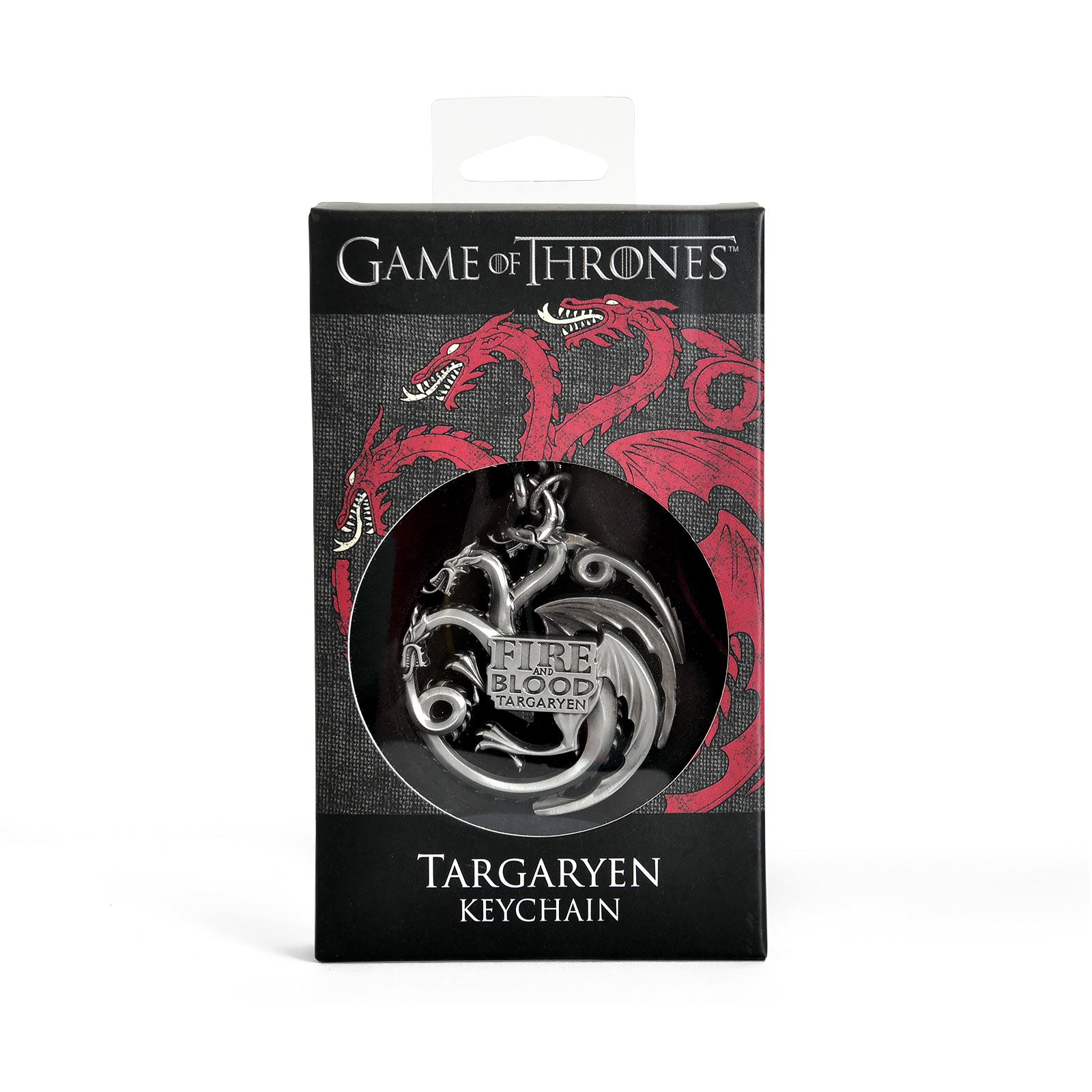Produktbild Game of Thrones - Targaryen vapensköld nyckelring antik