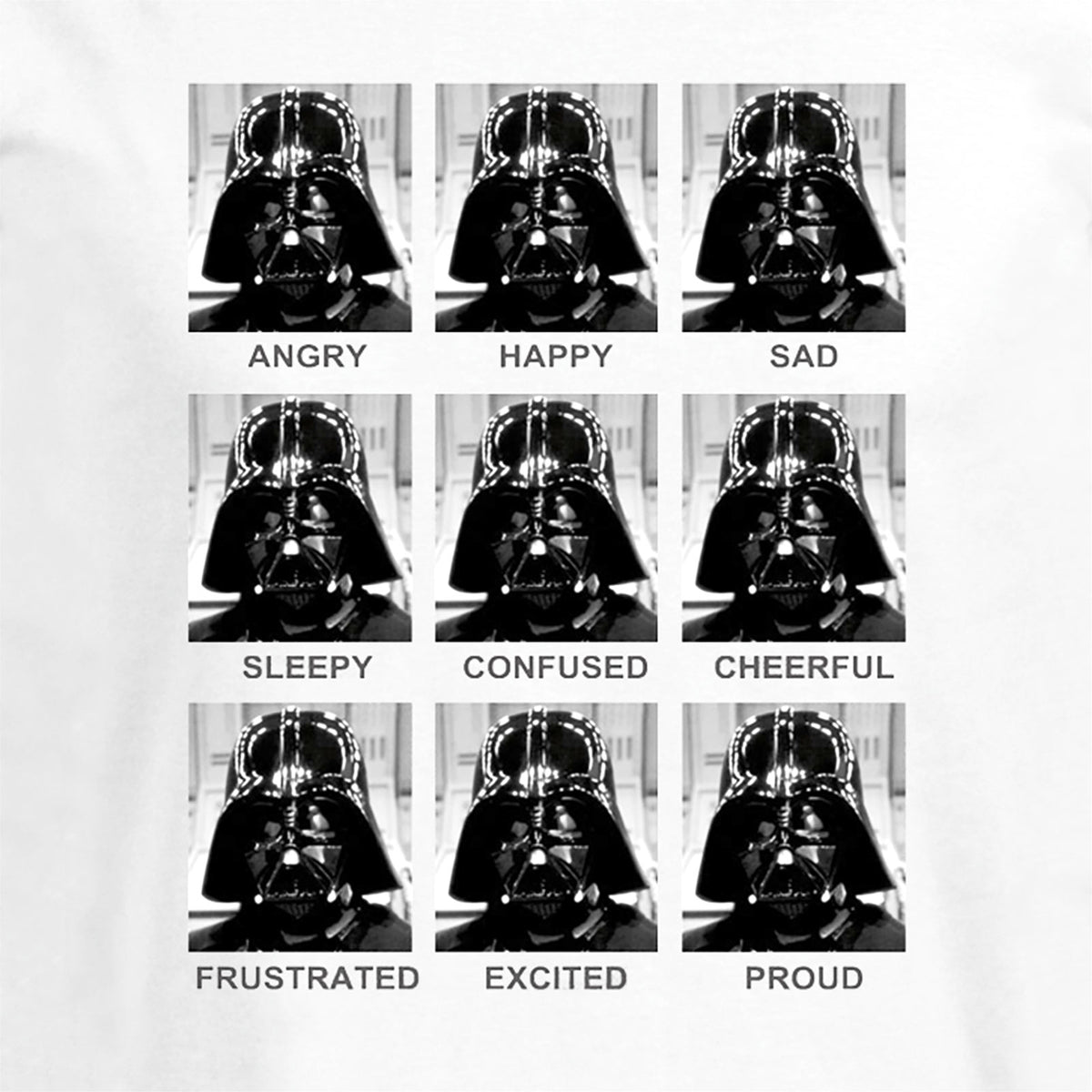 Produktbild Star Wars - Darth Vader Multiface T-shirt vit