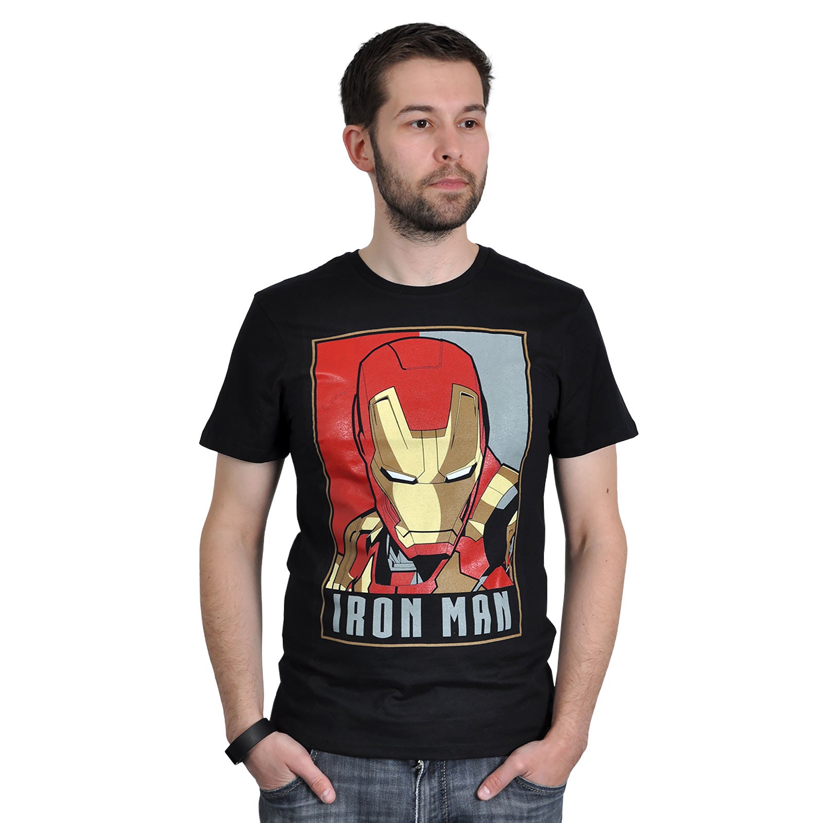 Produktbild Iron Man - Poster T-shirt svart
