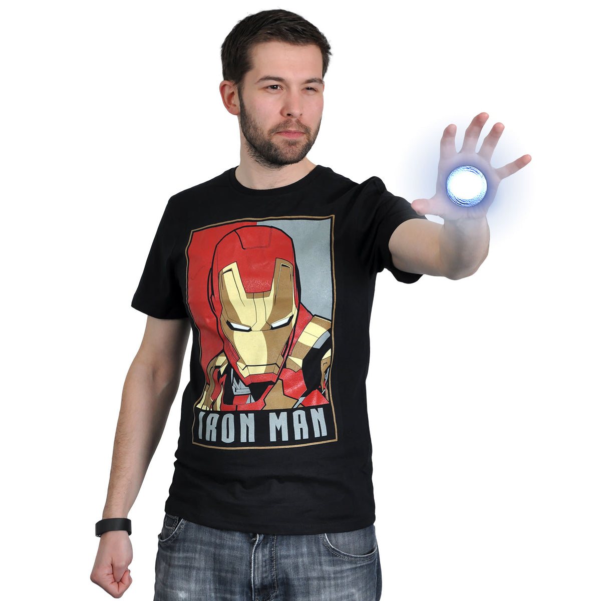 Produktbild Iron Man - Poster T-shirt svart