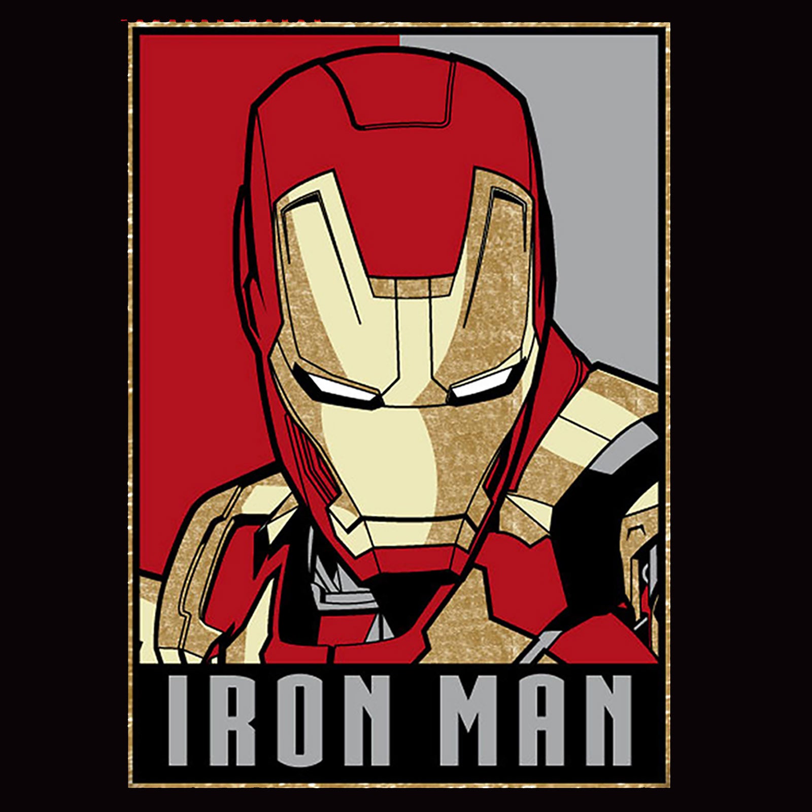 Produktbild Iron Man - Poster T-shirt svart