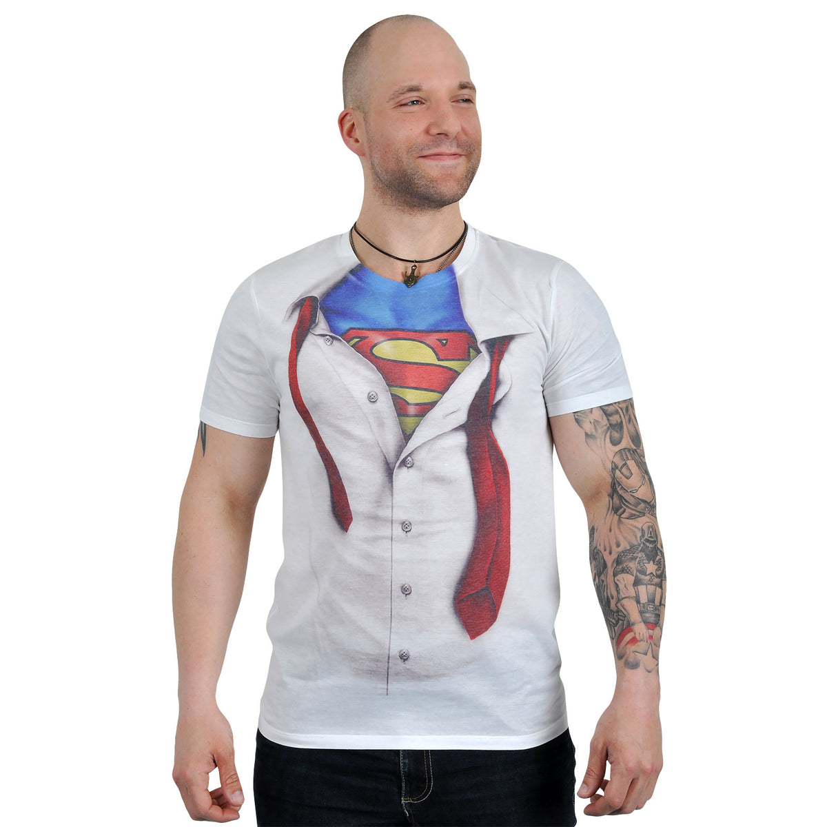 Produktbild Superman - Clark Kent T-shirt vit
