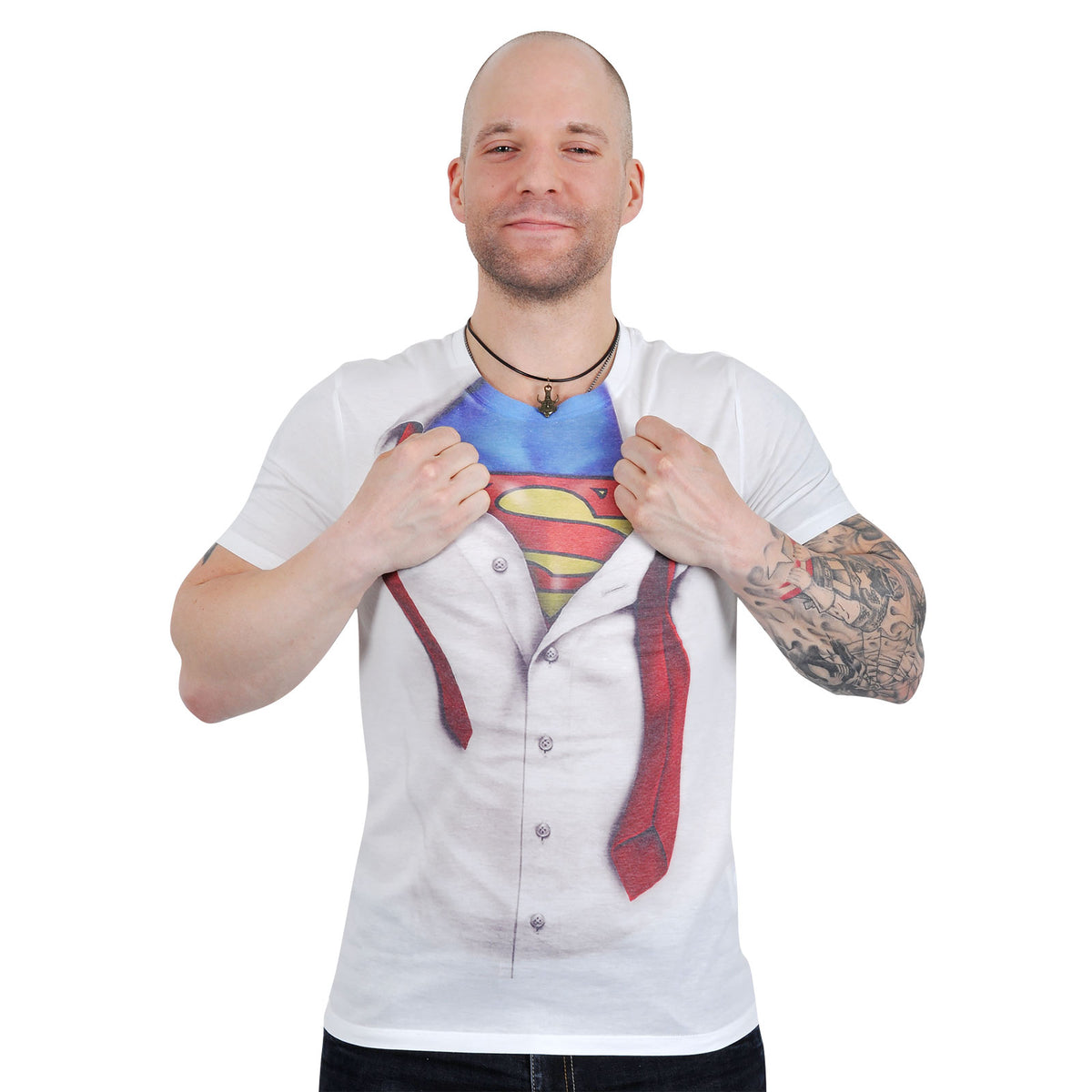Produktbild Superman - Clark Kent T-shirt vit