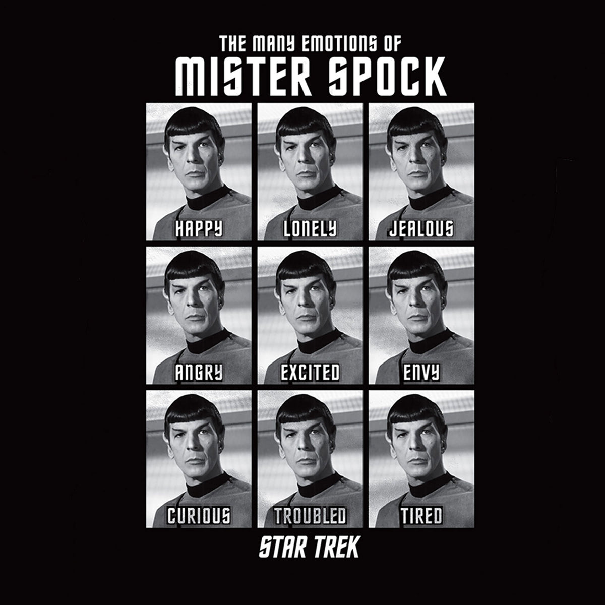Produktbild Star Trek - Mister Spocks känslor T-shirt svart