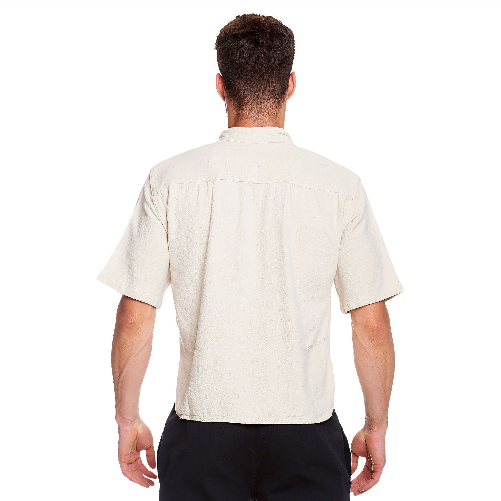 Produktbild Medeltida skjorta Erik kortärmad beige