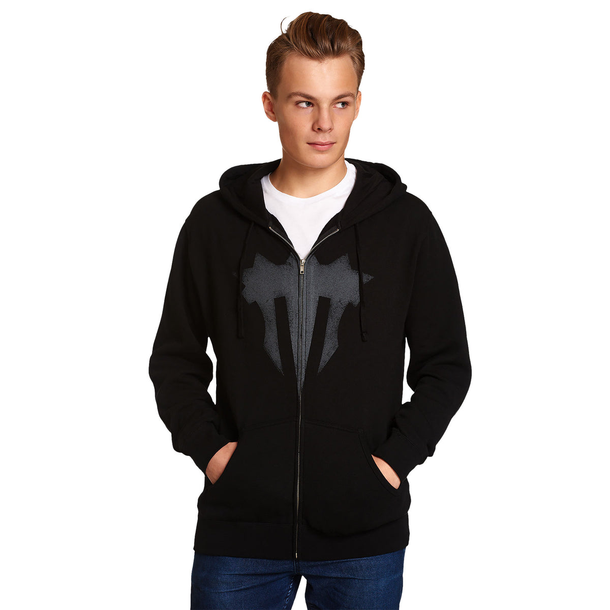 Produktbild World of Warcraft - Svart hoodie med Iron Horde-logotyp