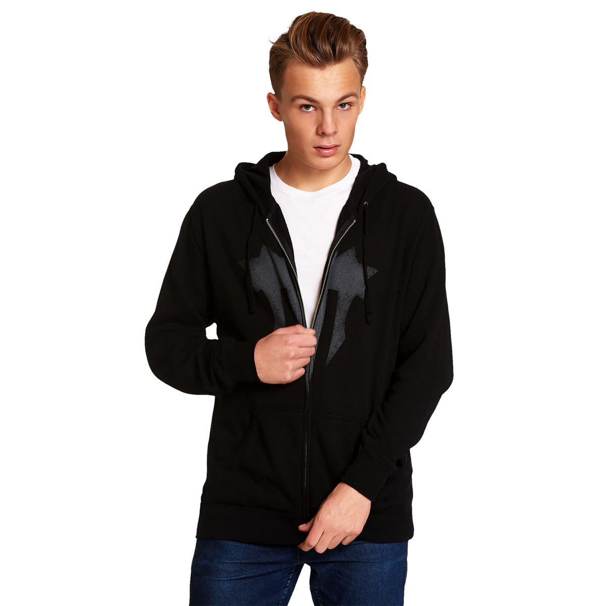 Produktbild World of Warcraft - Svart hoodie med Iron Horde-logotyp