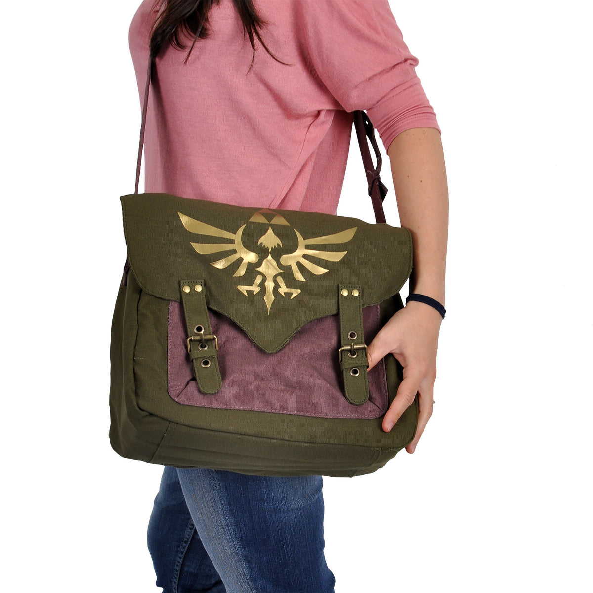 Produktbild Zelda - Triforce Logo Axelväska