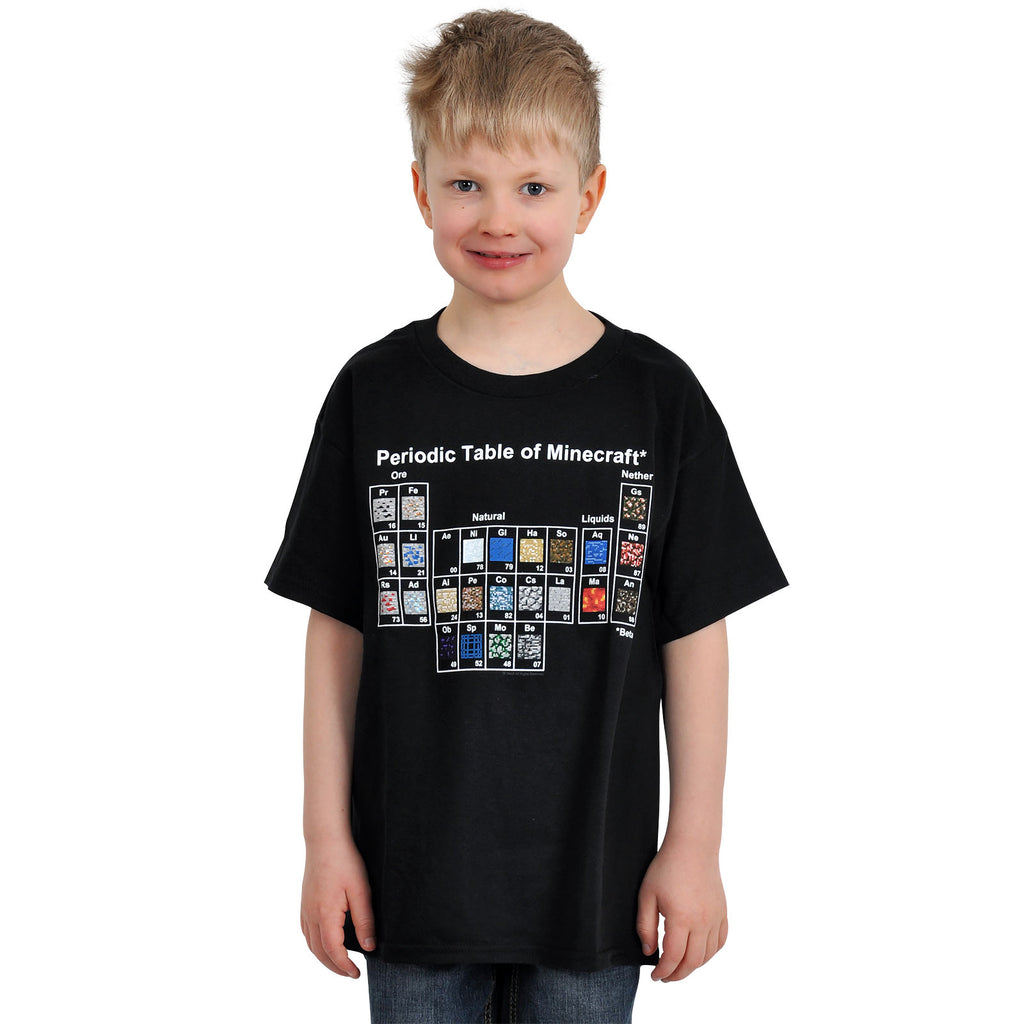 Produktbild Minecraft - Periodiska Systemet Barn T-shirt
