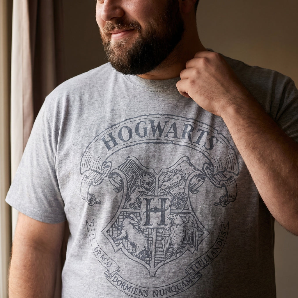 Produktbild Harry Potter - Logo T-shirt grå