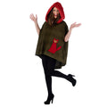 Produktbild Kostym Poncho Räv oliv