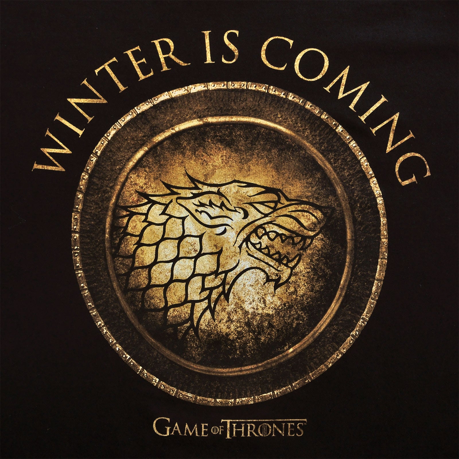 Produktbild Game of Thrones - House Stark Circular T-shirt
