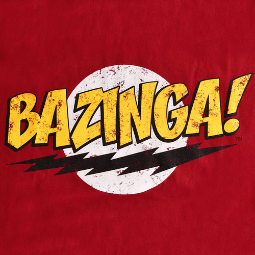 Produktbild Big Bang Theory - Bazinga Full Size T-Shirt röd