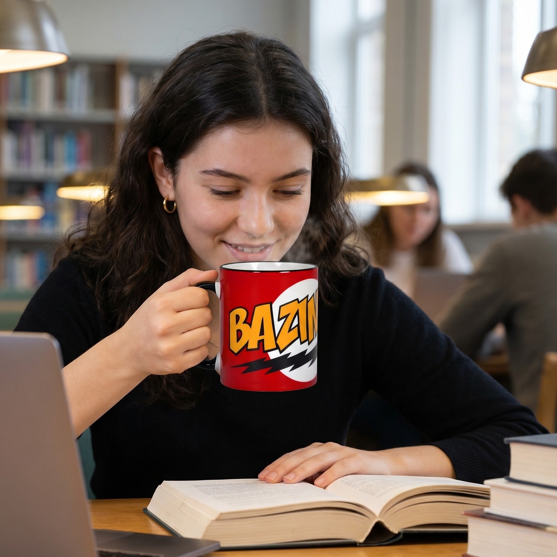 Produktbild Big Bang Theory - Bazinga Full Size Mugg röd