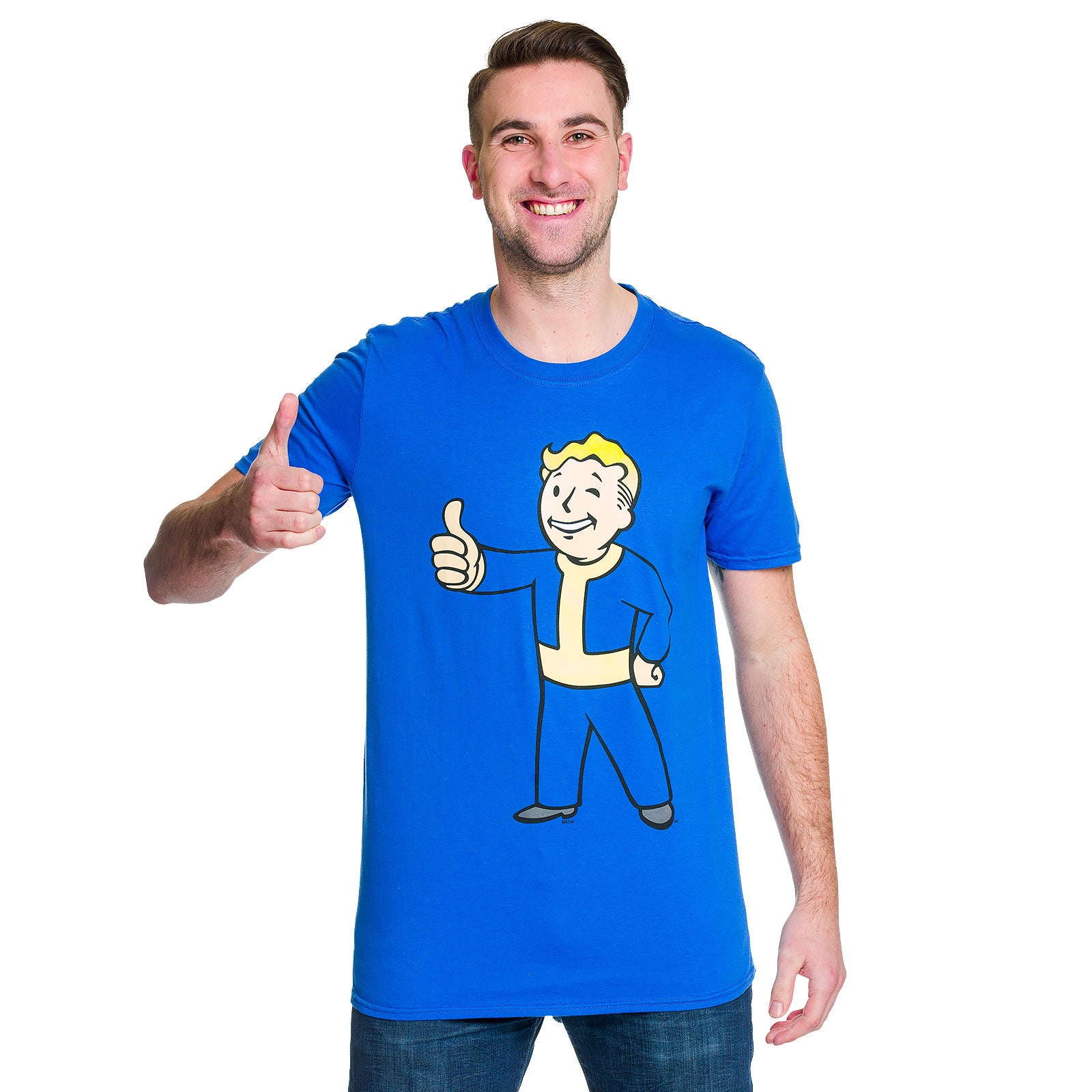 Produktbild Fallout 4 - Vault Boy T-shirt blå