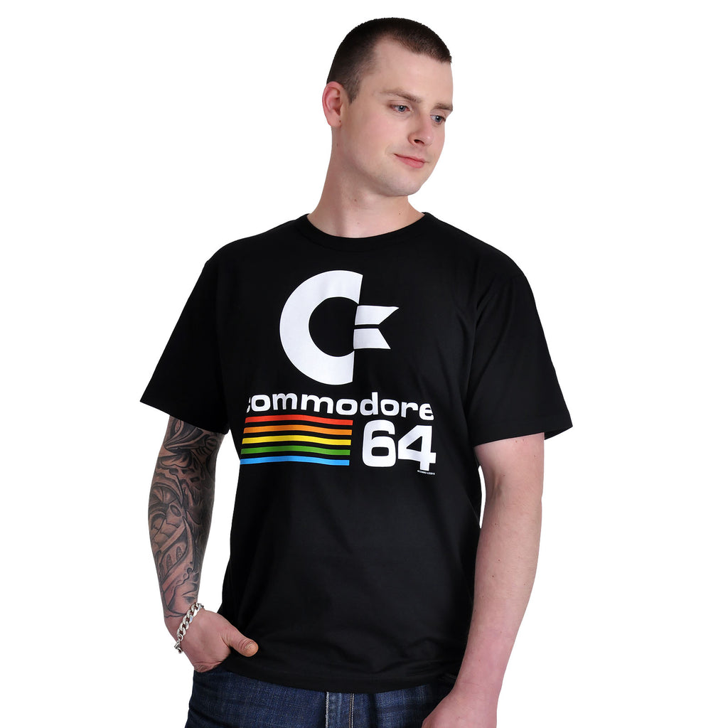 Produktbild Commodore 64 - Logotyp T-shirt svart