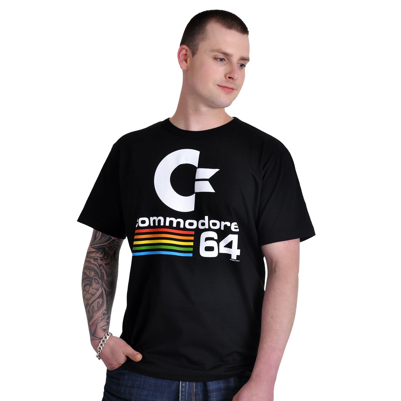 Produktbild Commodore 64 - Logotyp T-shirt svart