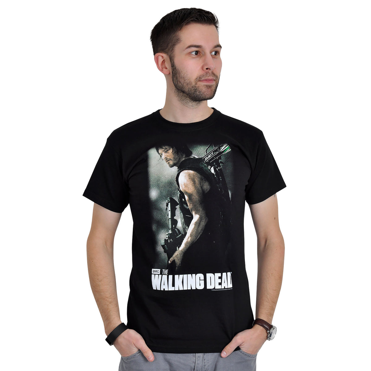 Produktbild Walking Dead - Daryl Hunter T-shirt svart