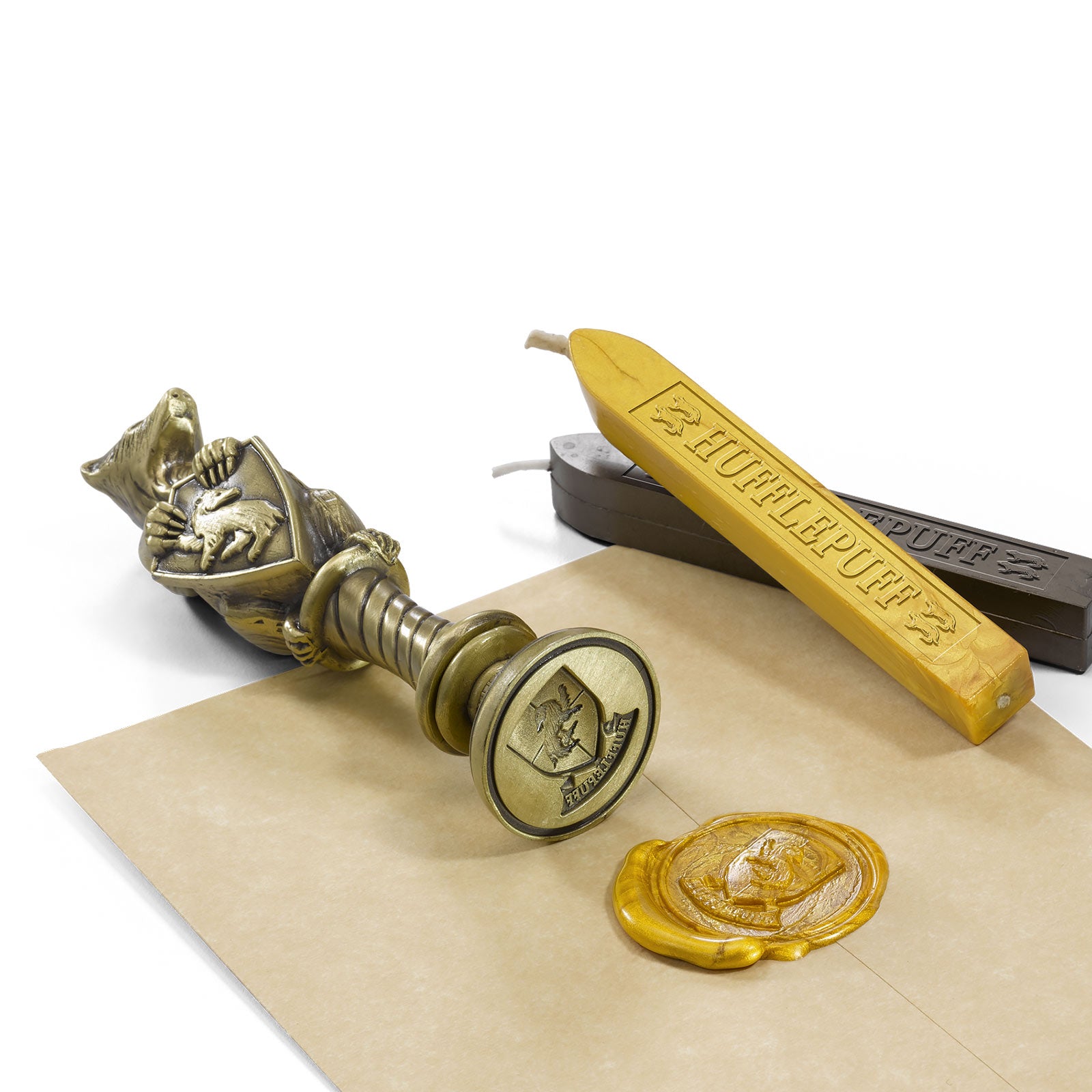Produktbild Harry Potter - Hufflepuff Sigill med vax