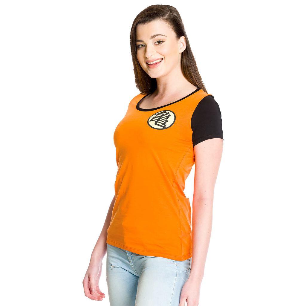 Produktbild Dragon Ball - Kame Symbol Girlie Shirt orange