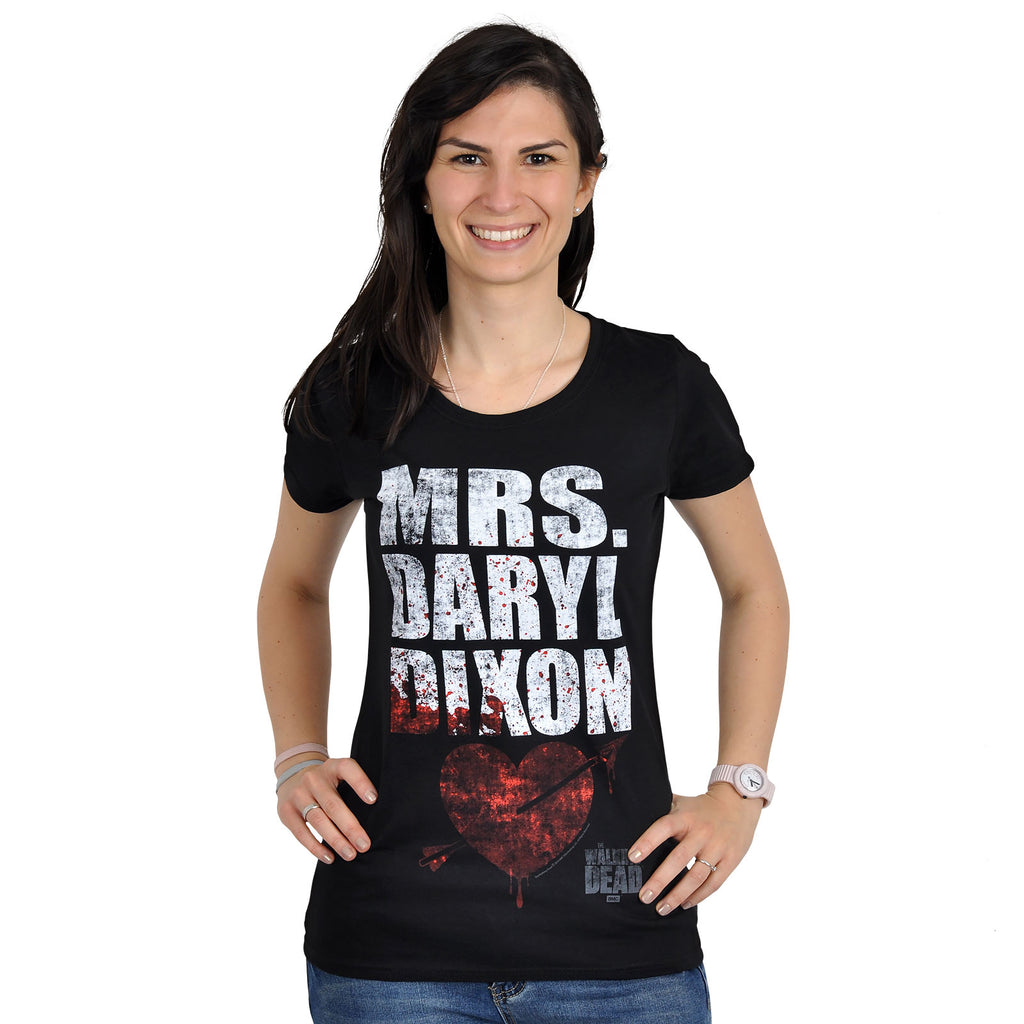 Produktbild Walking Dead - Mrs. Dixon Girlie Shirt svart