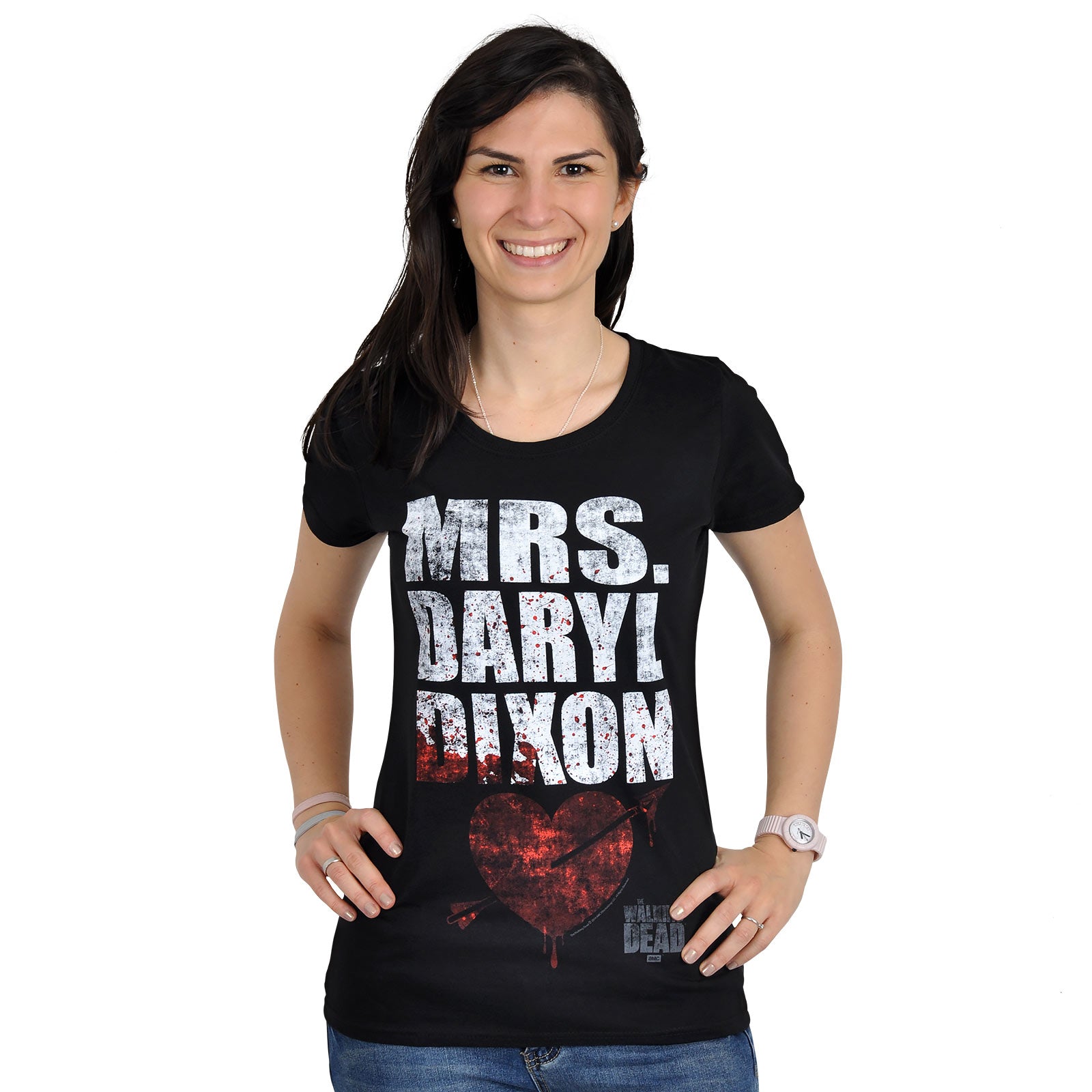 Produktbild Walking Dead - Mrs. Dixon Girlie Shirt svart