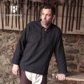 Produktbild Medeltida skjorta Tristan svart