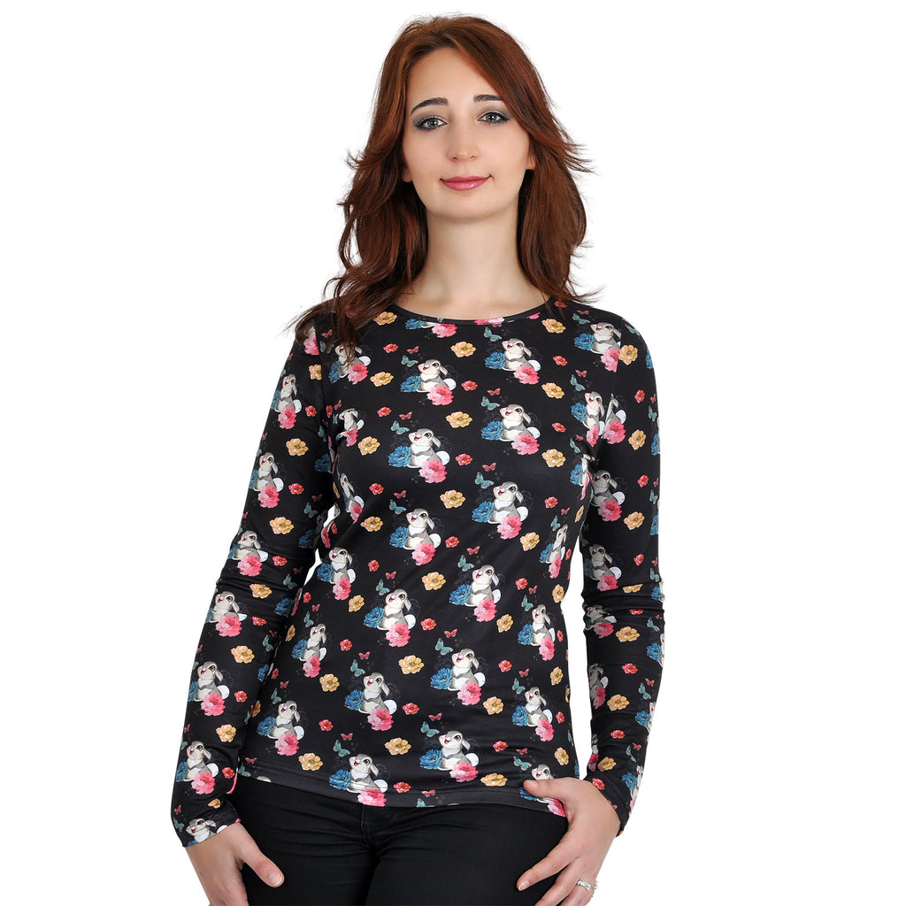 Produktbild Bambi - Klopfer Flower Power Longsleeve svart