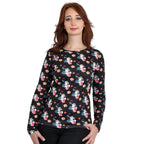 Produktbild Bambi - Klopfer Flower Power Longsleeve svart