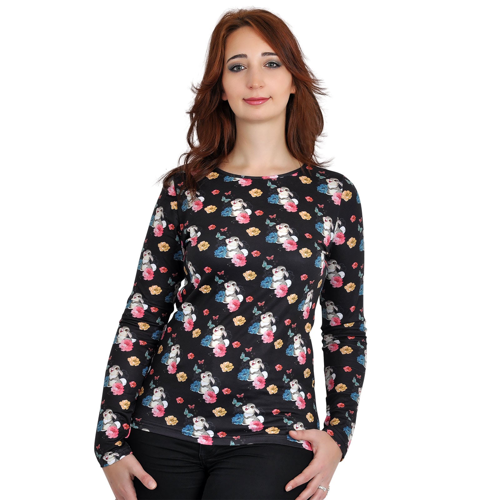 Produktbild Bambi - Klopfer Flower Power Longsleeve svart